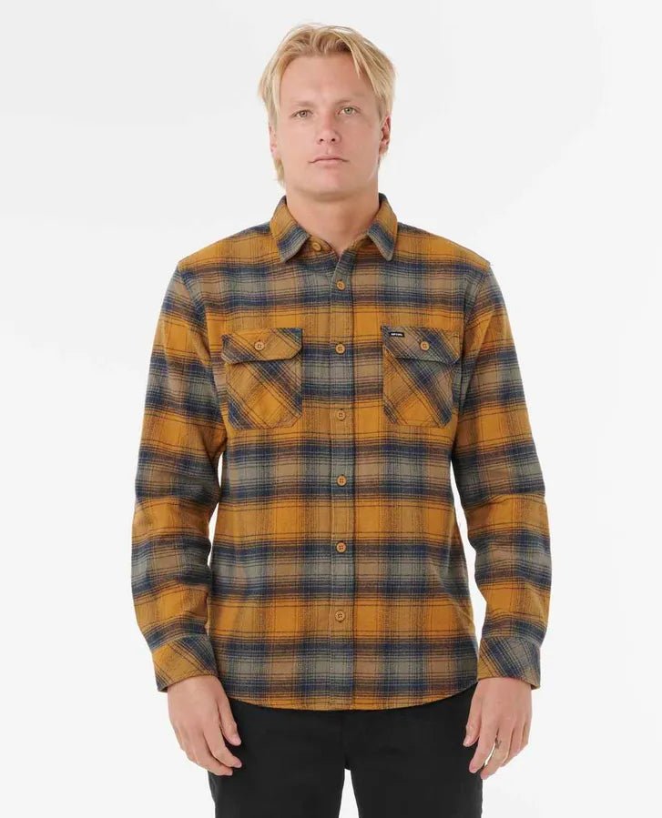 RIP CURL Count Flannel Shirt - Bronze - The Salty Babemens