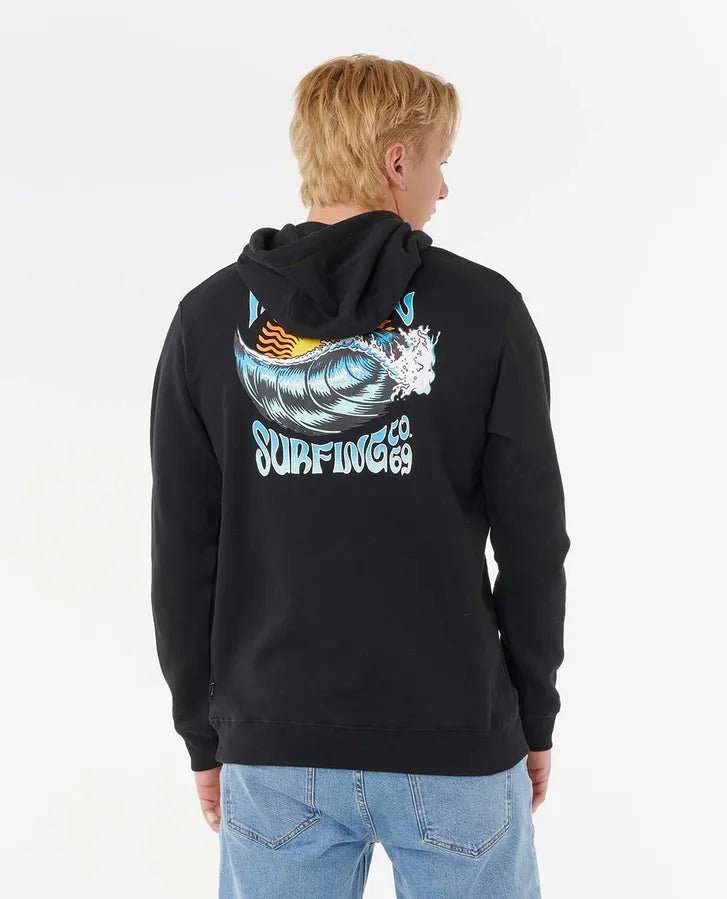 RIP CURL Hays And Razed Hood - Black - The Salty Babemens