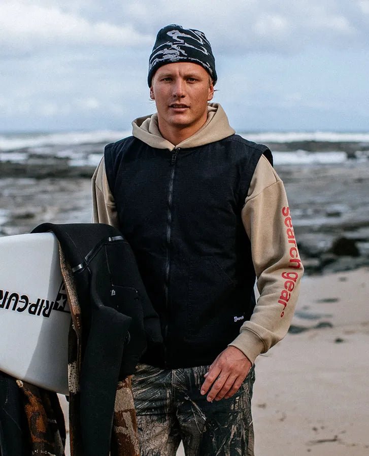 RIPCURL Search Polar Fleece Vest - Black - The Salty BabeVest