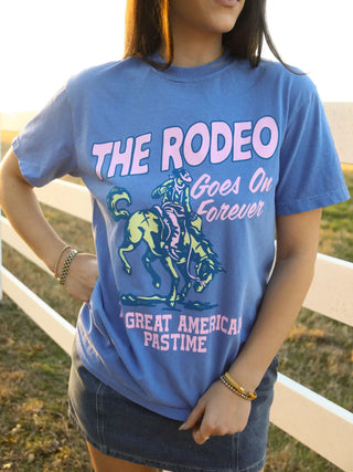 Rodeo Forever Tee - Blue - The Salty BabeTee Shirts