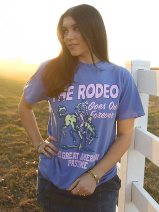 Rodeo Forever Tee - Blue - The Salty BabeTee Shirts
