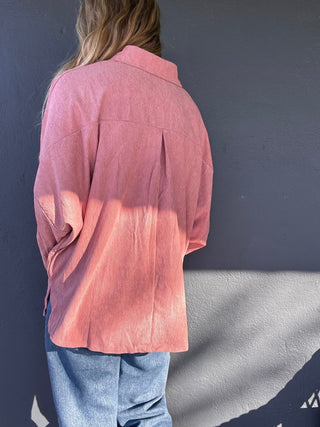 Rosaline Corduroy Oversized Shirt - The Salty BabeLong Sleeve Shirt