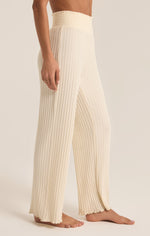 ZSUPPLY Dawn Smocked Rib pant- Bone