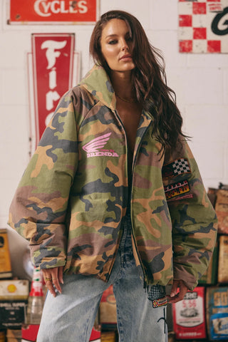SABBI Be Kind Bomber Jacket - Camo - The Salty BabeJackets