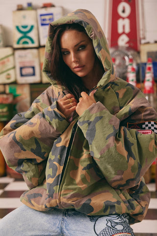 SABBI Be Kind Bomber Jacket - Camo - The Salty BabeJackets