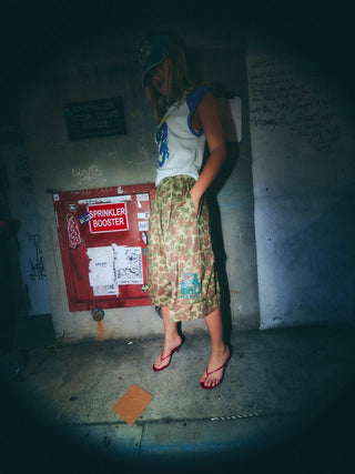 SABBI Camo Repair Jorts