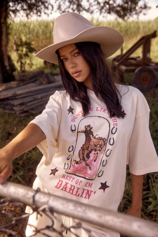 SABBI Darlin' Tee - Marshmallow - The Salty BabeTee Shirts