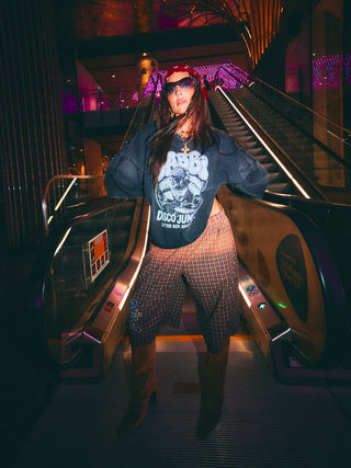 SABBI DJ Cat Tee in Black