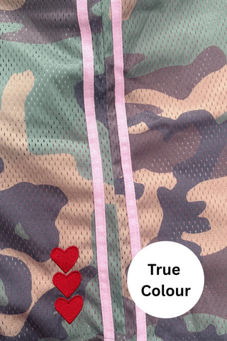 SABBI Game Mesh Mini Short in Camo