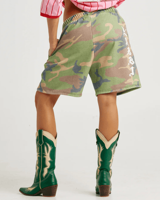 SABBI Happy Hibiscus Shorts - Camo - The Salty BabeShorts