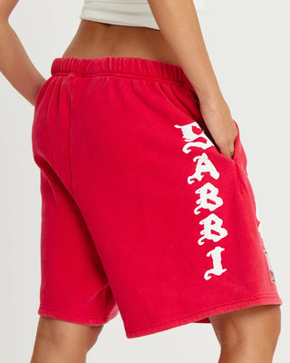 SABBI Happy Hibiscus Shorts - Red - The Salty BabeShorts