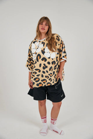 SABBI Hibiscus Tee - Leopard - The Salty BabeTee Shirts