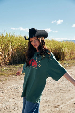SABBI I Love Country Music Tee - Green - The Salty BabeTee Shirts