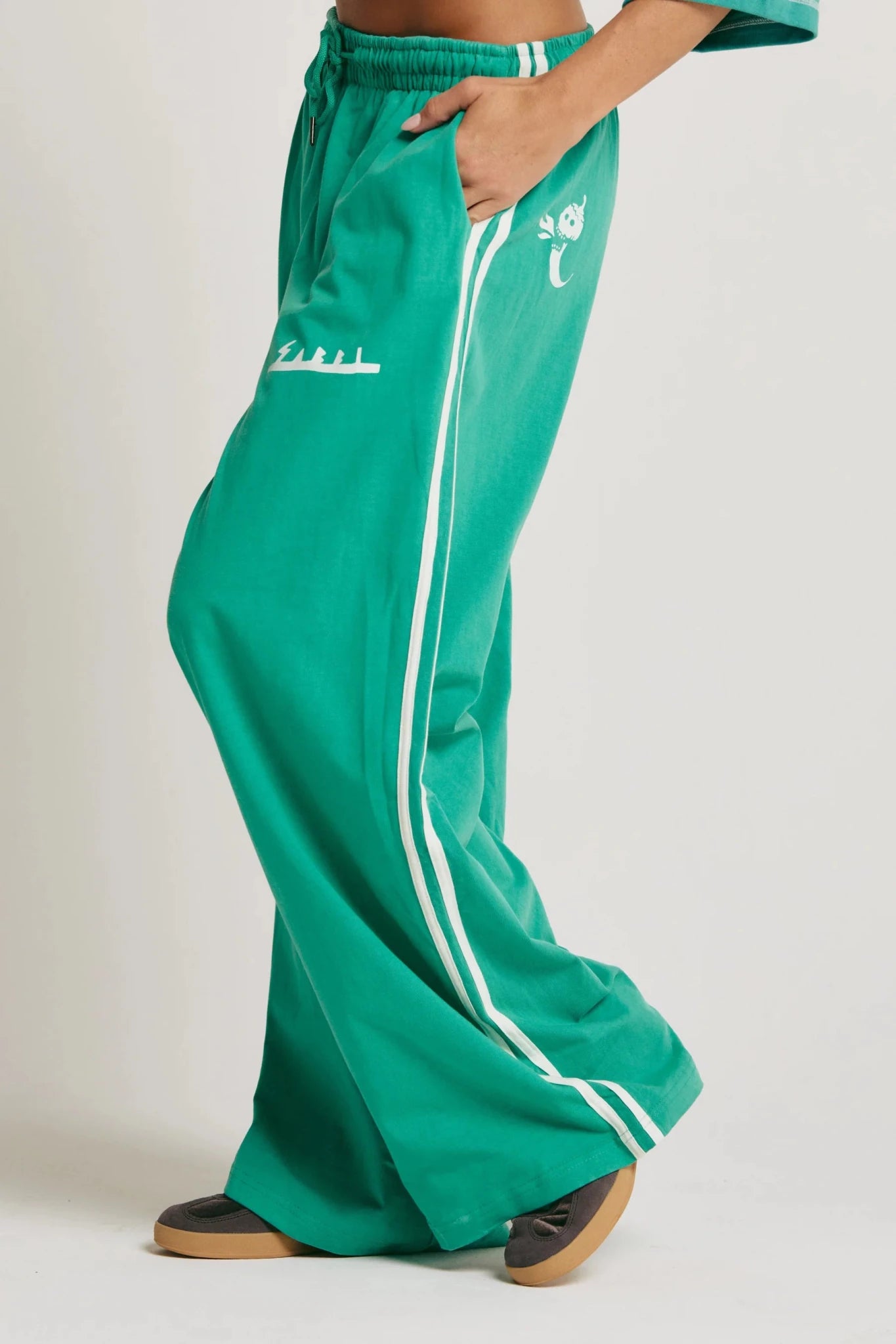 SABBI Margie Chido Pants - Green - The Salty BabePants