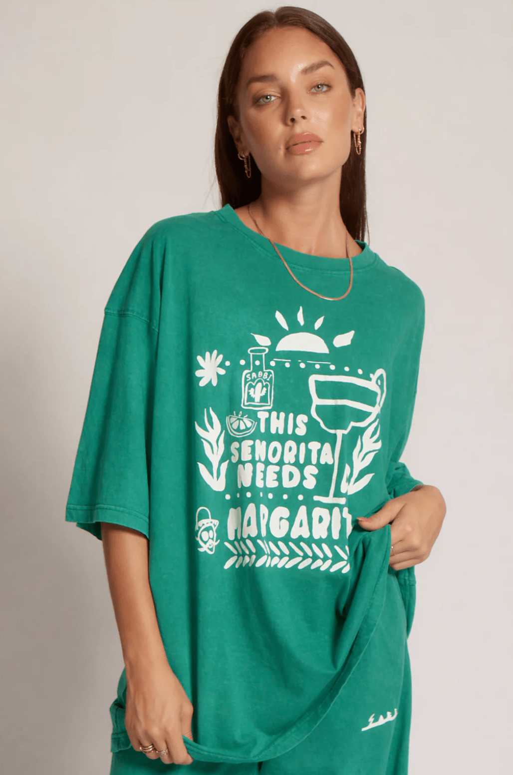 SABBI Margie Tee - Forest - The Salty BabeTee Shirts