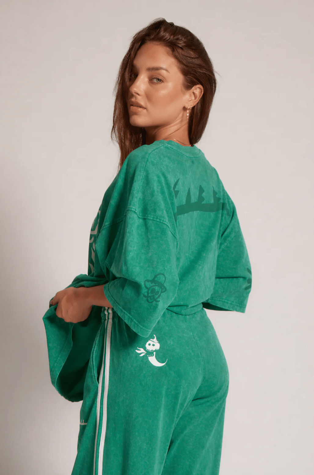 SABBI Margie Tee - Forest - The Salty BabeTee Shirts