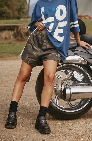 SABBI Raving Hearts Mini Shorts - Camo - The Salty BabeShorts