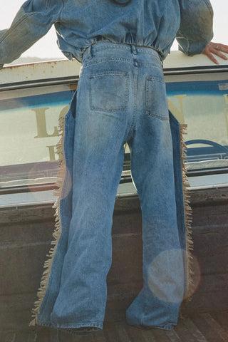 SABBI The Dirty Deeds Denim Chaps Jeans | The Salty Babe