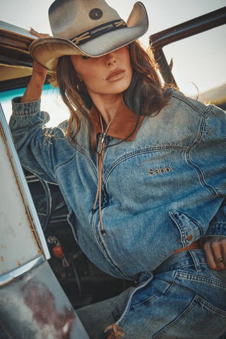 SABBI The True Grit Denim Jacket | The Salty Babe