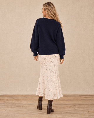 Salt Air Knit Sweater - Navy | The Salty Babe