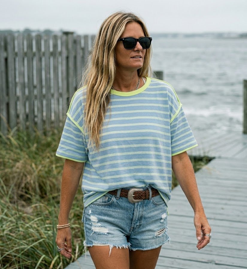 Salt Line Stripe Top - The Salty BabeTop