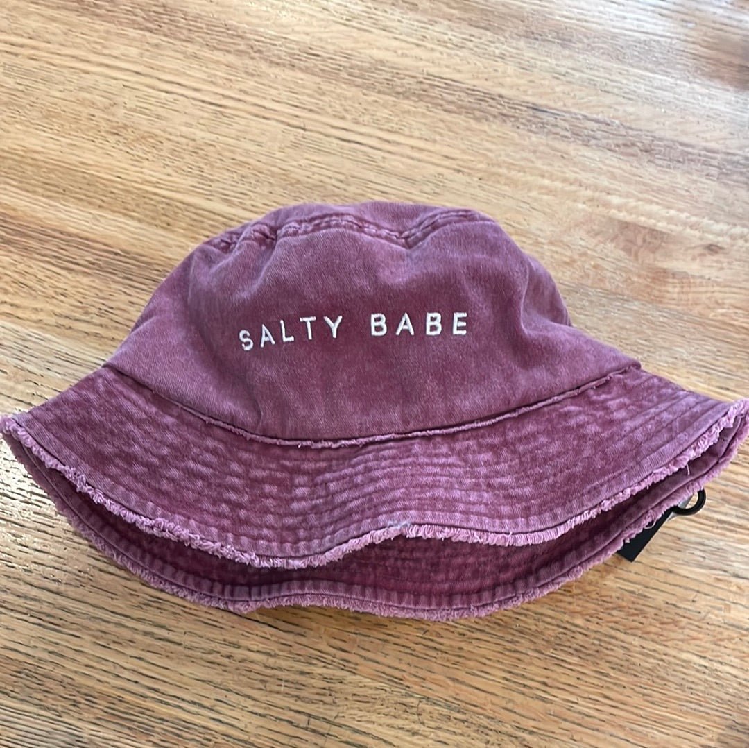 Salty Babe distressed bucket hat - The Salty BabeHats