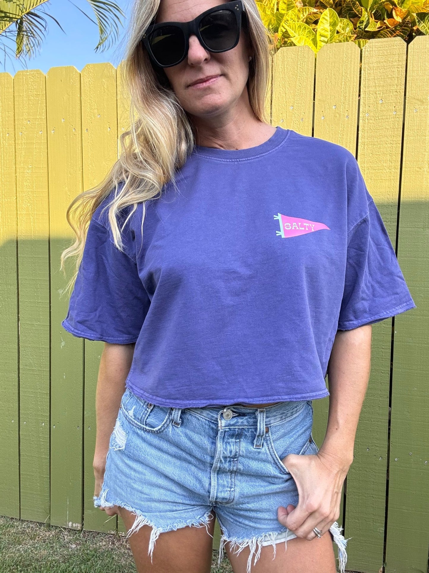 Salty Babe Pennant Tee - The Salty BabeTop
