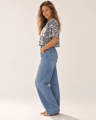 SALTY Crop Camo Tee (view 4) | The Salty Babe
