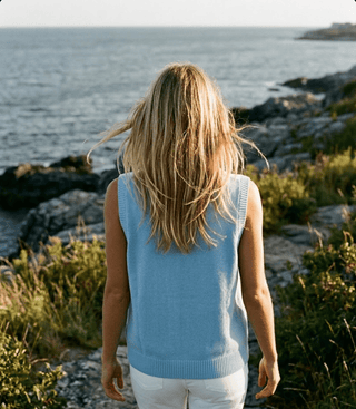 Salty & Free Sweater Vest - The Salty BabeTop
