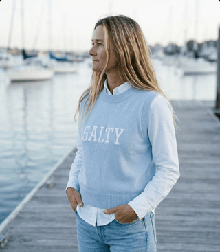 Salty & Free Sweater Vest - The Salty BabeTop