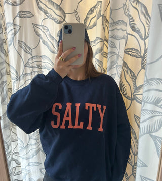 Salty graphic sweatshirt - The Salty BabeGraphic Sweatshirt