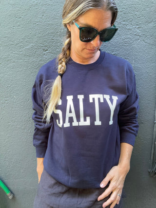 Salty graphic sweatshirt - The Salty BabeGraphic Sweatshirt