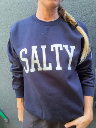 Salty graphic sweatshirt - The Salty BabeGraphic Sweatshirt