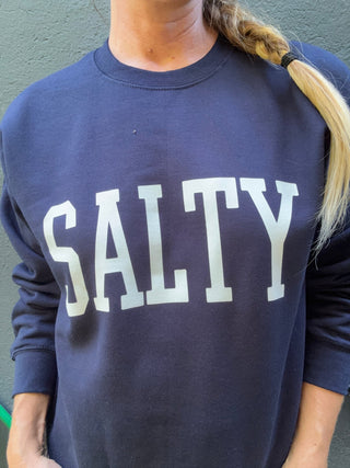 Salty graphic sweatshirt - The Salty BabeGraphic Sweatshirt