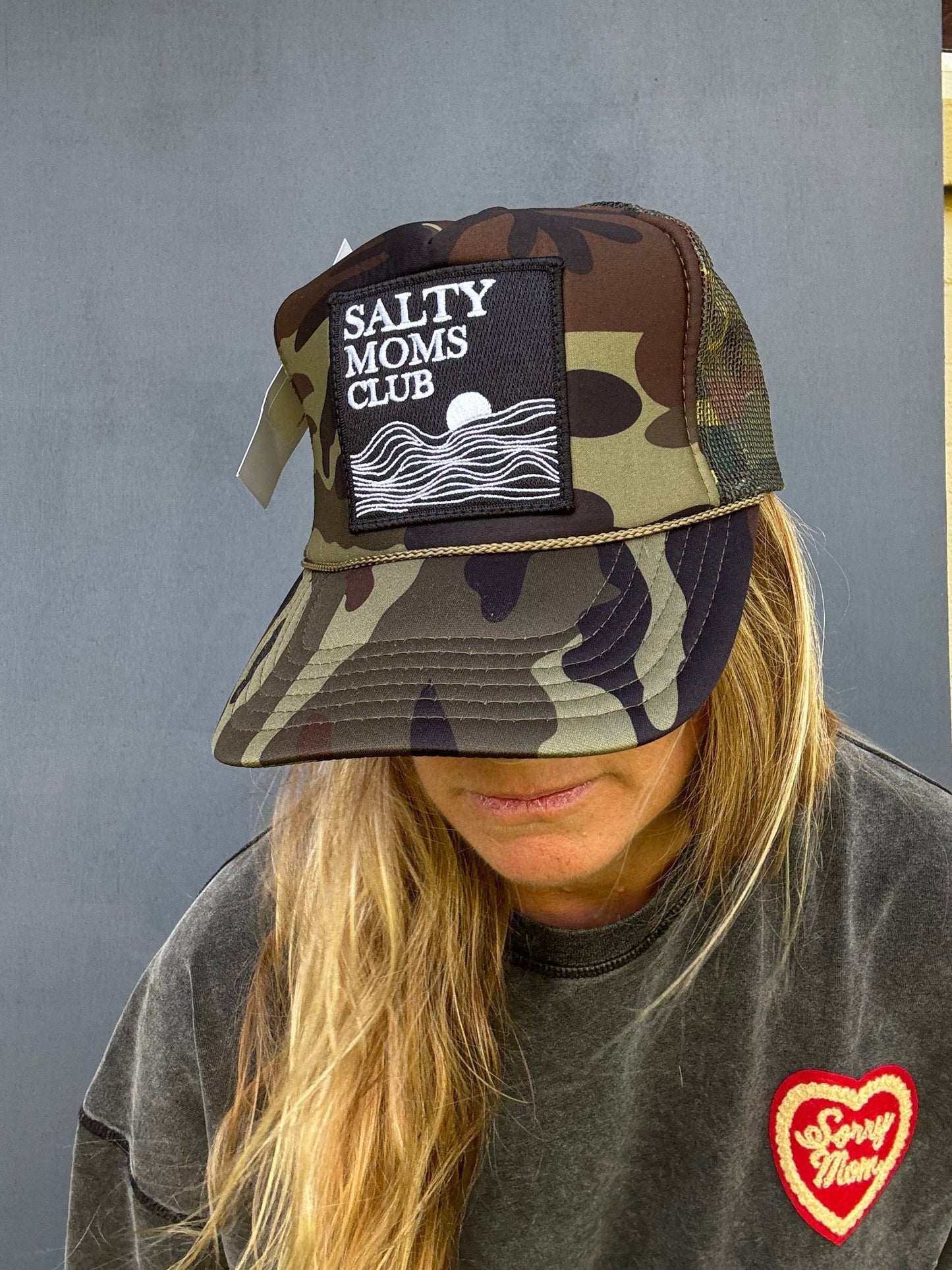 Salty Moms Trucker Hat - Camo - The Salty BabeHats