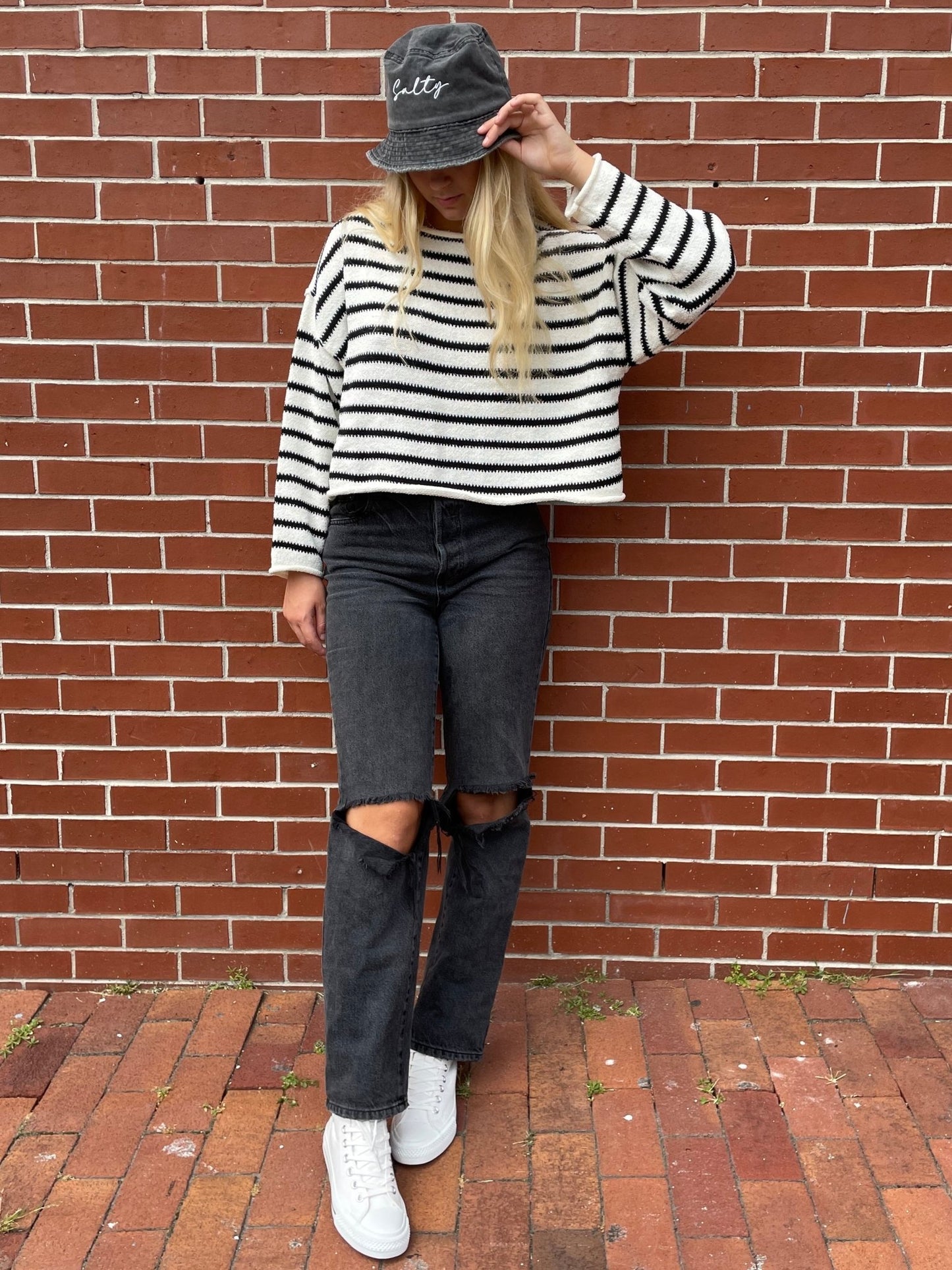 Salty script bucket hat - The Salty BabeHats