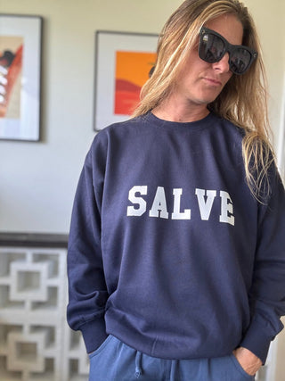 Salve Pride Oversized Sweatshirt - Deep Navy - The Salty BabeFleece Tops