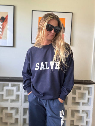 Salve Pride Oversized Sweatshirt - Deep Navy - The Salty BabeFleece Tops