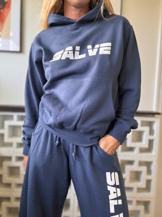 Salve Sportsmen Hooded Sweatshirt - Indigo Blue - The Salty BabeFleece Tops