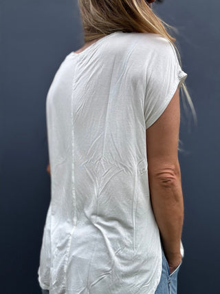 Sandy Beach Shelling Club Relaxed Tee - Off White - The Salty BabeGraphic Tee Shirts