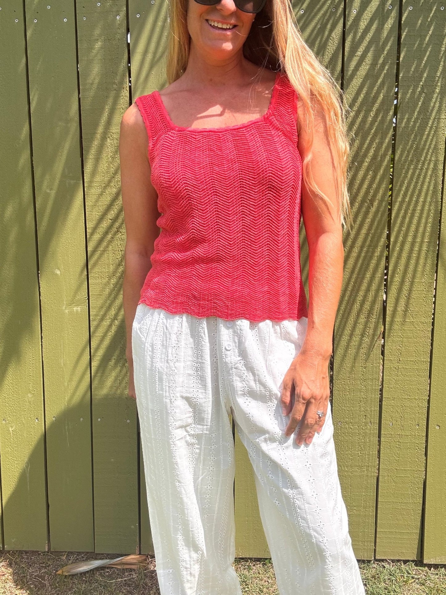 Sandy Coral Tank Top - The Salty BabeTank Tops