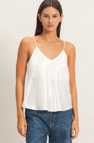Sangria Satin Cami - The Salty BabeTop