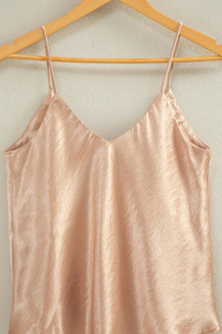 Satin Sweetheart Cami Top - The Salty BabeTop