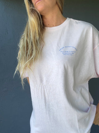 SB Flagship Oversized Tee-Pink/Blue - The Salty BabeGraphic Tee Shirts