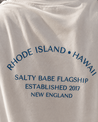 SB Flagship SoCal Oversized Tee- Sea Salt - The Salty BabeGraphic Tee Shirts