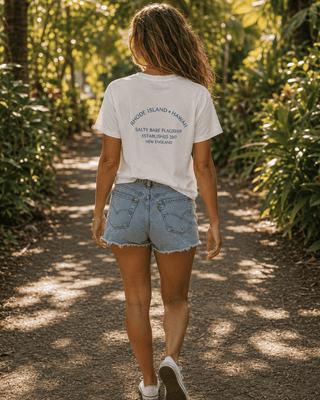 SB Flagship SoCal Oversized Tee- Sea Salt - The Salty BabeGraphic Tee Shirts