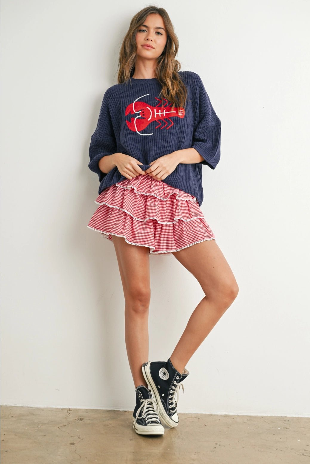 Scarlet Snap Sweater - The Salty BabeSweaters