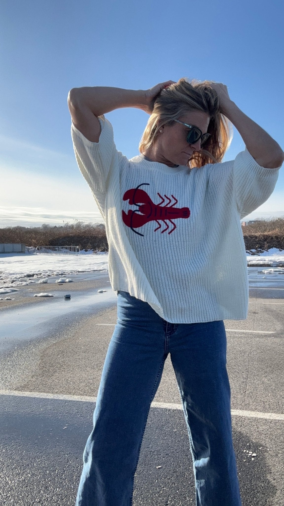 Scarlet Snap Sweater - The Salty BabeSweaters