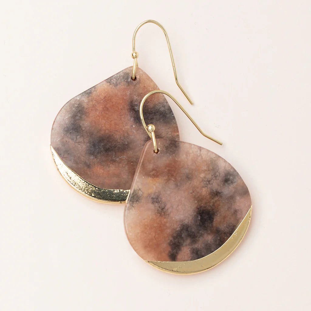 SCOUT Stone Dipped Teardrop Earrings - The Salty BabeEarrings