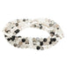 Tourmalinated Quartz/Silver-Stone of protection